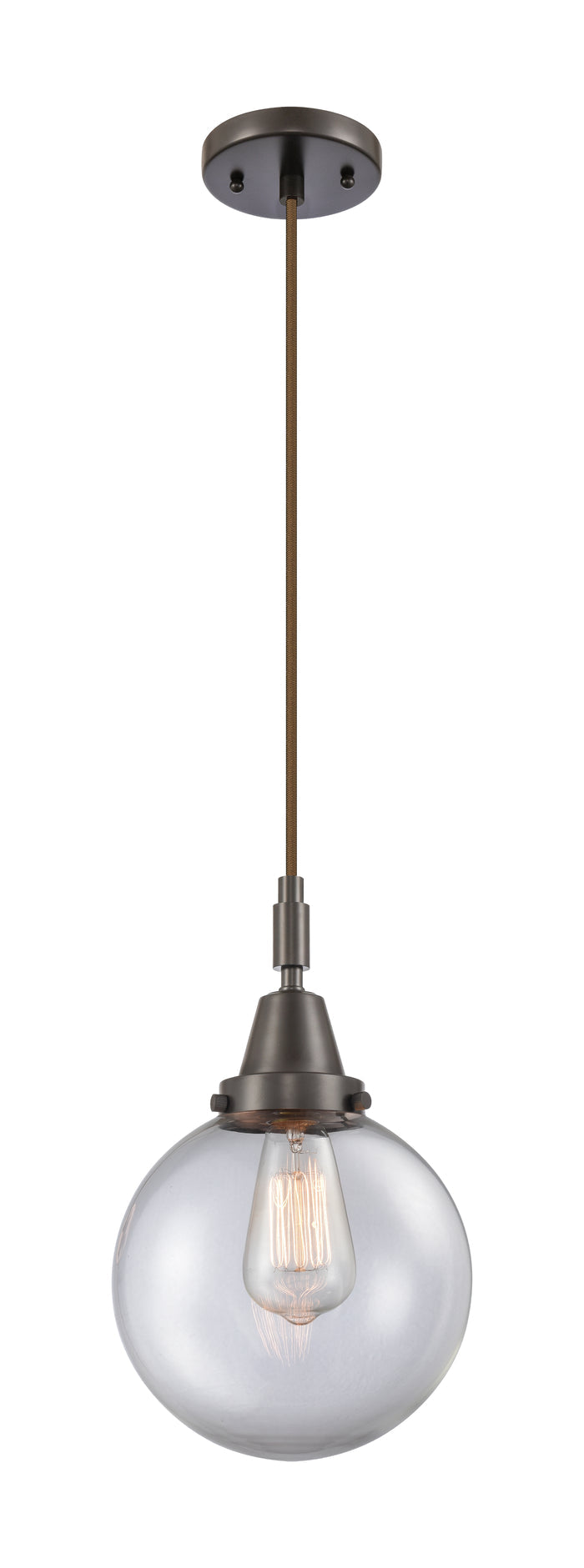 Caden Mini Pendant Antique Brass Glass