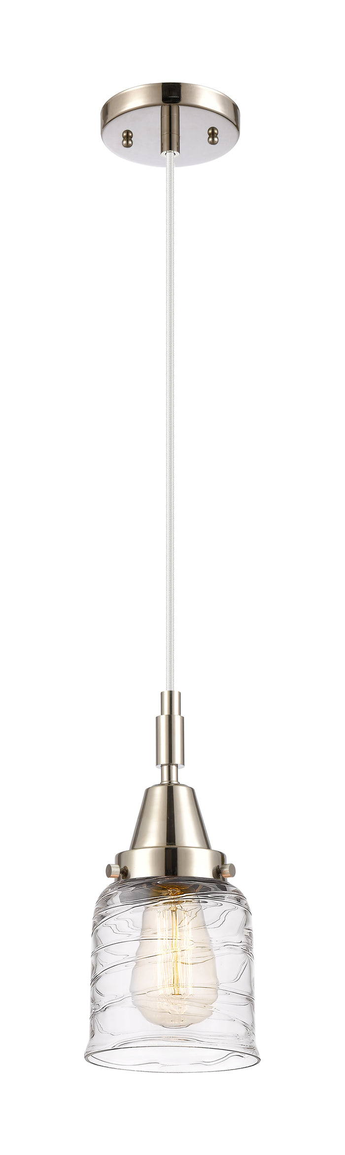 Caden Mini Pendant Antique Brass Glass