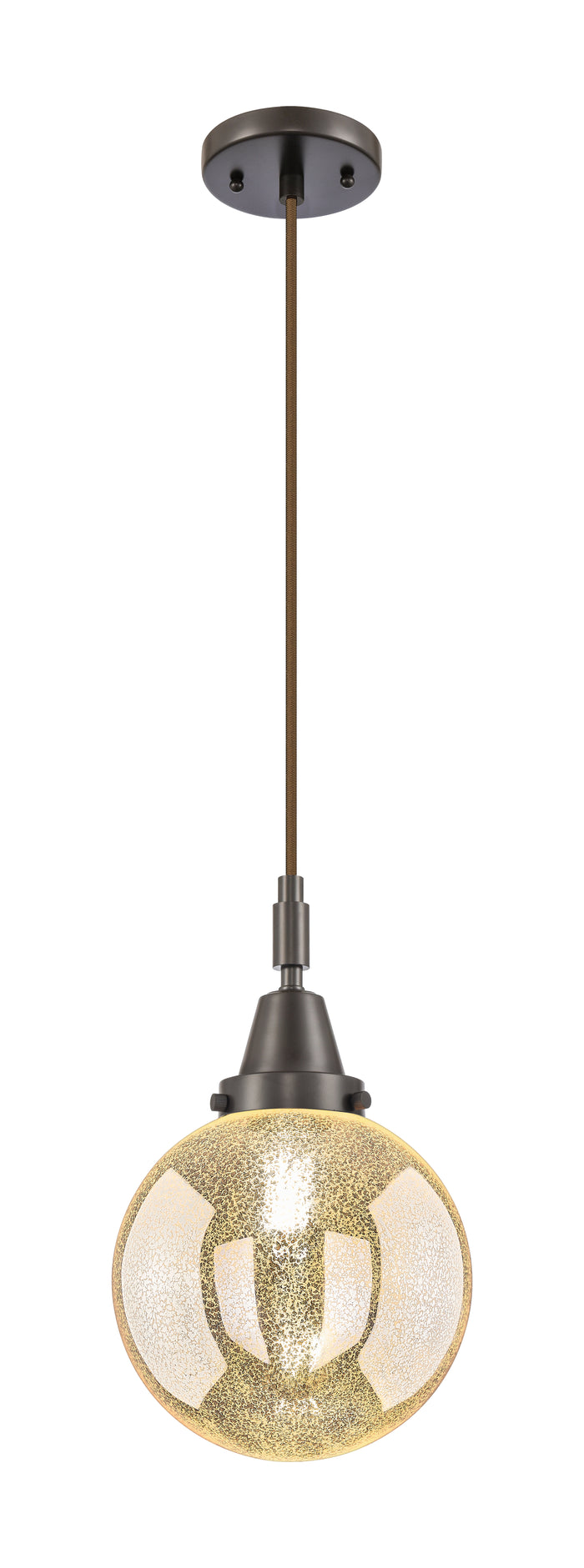 Caden Mini Pendant Antique Brass Glass