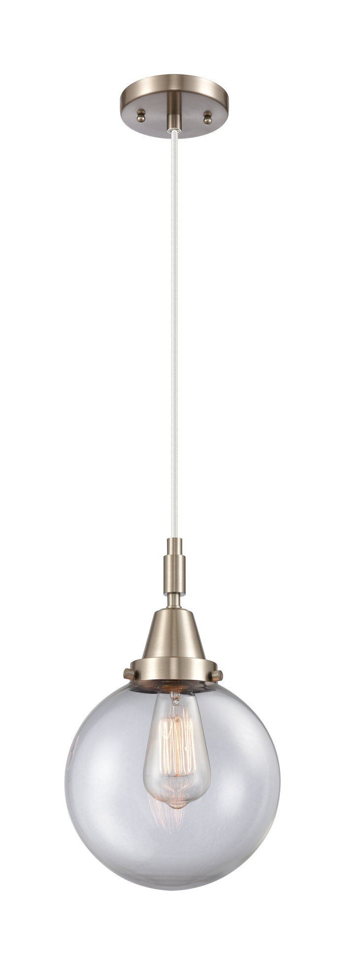 Caden Mini Pendant Antique Brass Glass