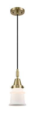 Caden Mini Pendant Glass Steel Antique Brass
