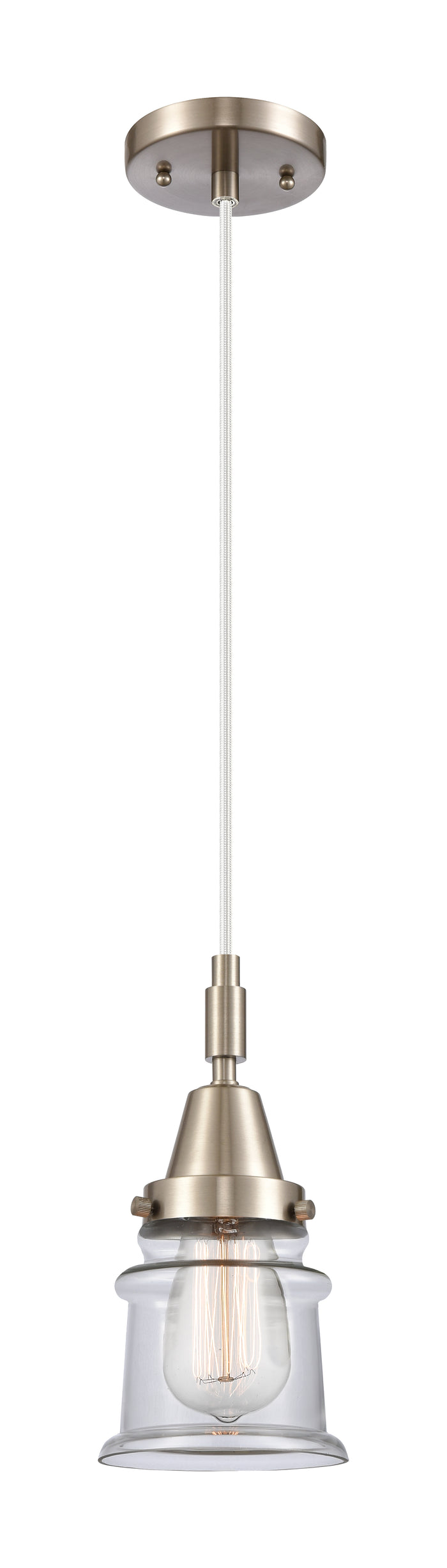 Brushed Satin Nickel / Clear