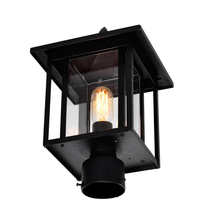 Crawford Outdoor Lantern Heads 1 Light Black