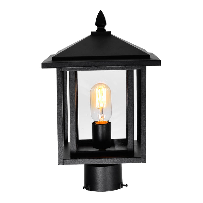 Crawford Outdoor Lantern Heads 1 Light Black