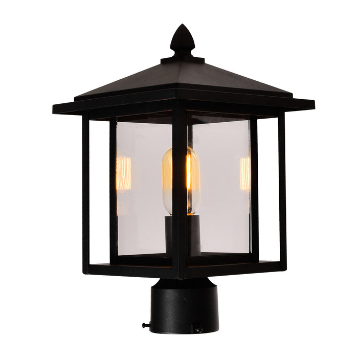 Crawford Outdoor Lantern Heads 1 Light Black