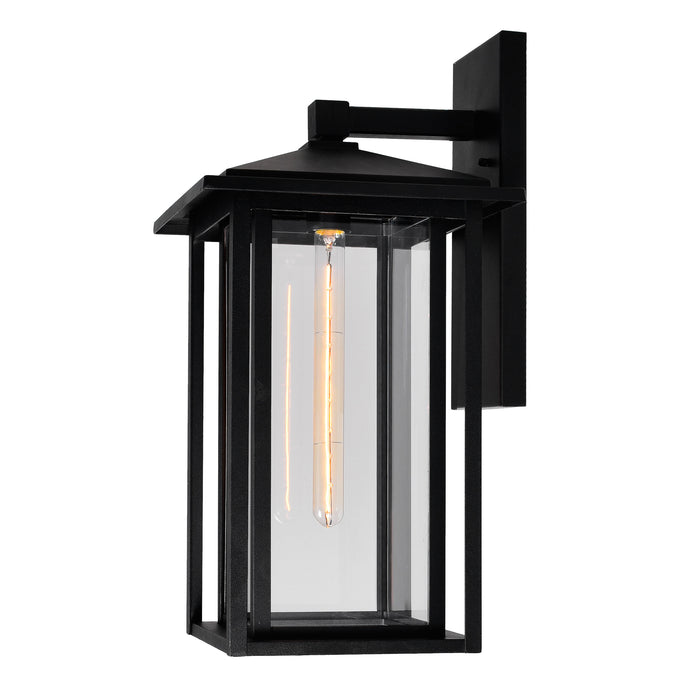 Crawford Outdoor Wall Lights Black 1 Light