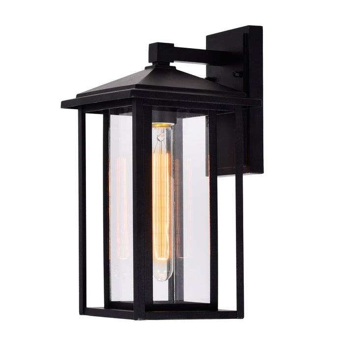 Crawford Outdoor Wall Lights Black 1 Light