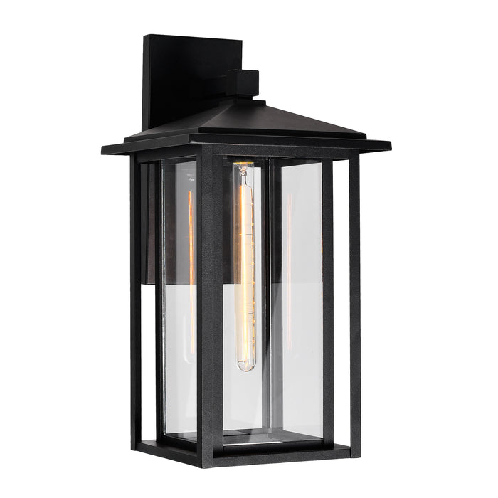 Crawford Outdoor Wall Lights Black 1 Light
