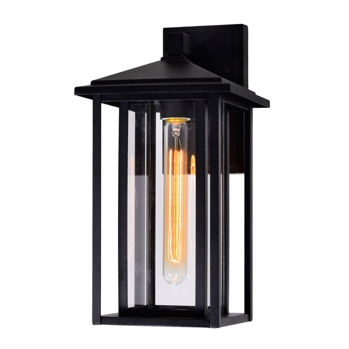 Crawford Outdoor Wall Lights Black 1 Light