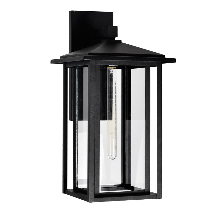 Crawford Outdoor Wall Lights Black 1 Light