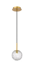 Downtown Urban Mini Pendant Brushed Brass