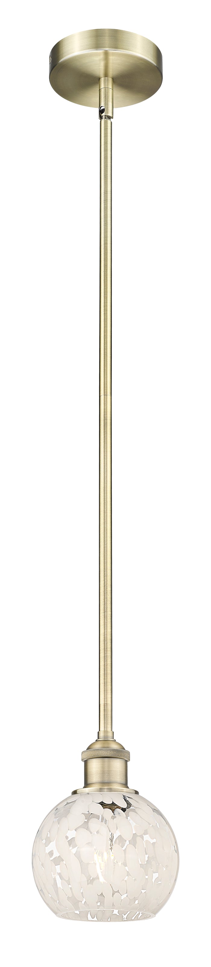 Edison Mini Pendant Antique Brass 6 Inch