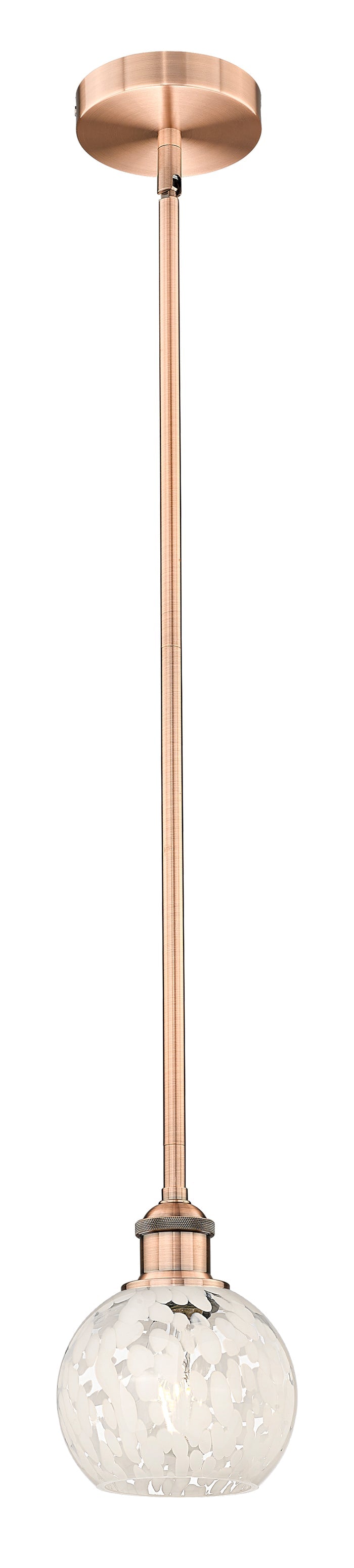Edison Mini Pendant Antique Brass 6 Inch