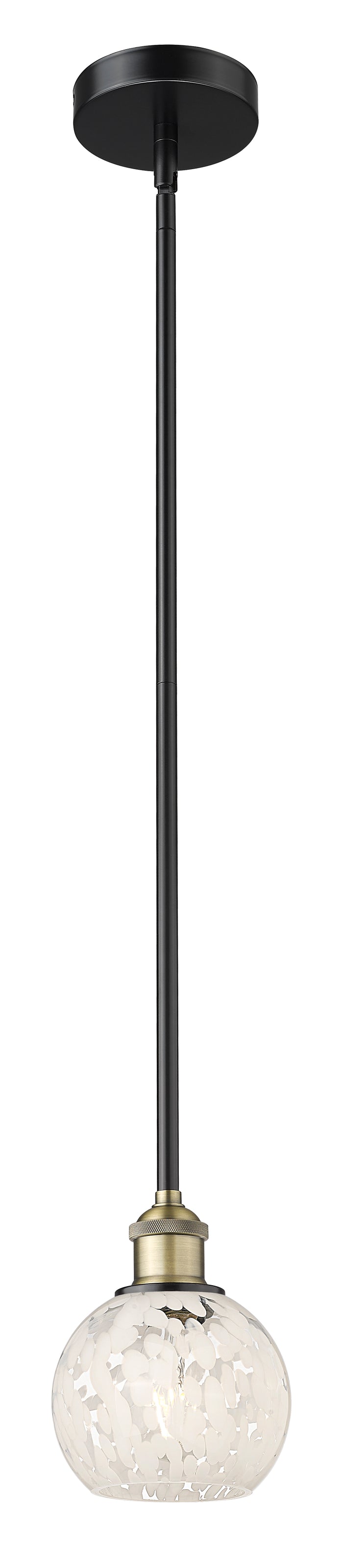 Edison Mini Pendant Antique Brass 6 Inch