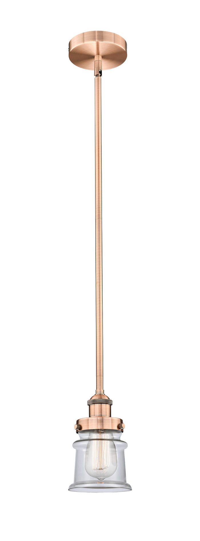 Edison Mini Pendant Antique Brass 6W