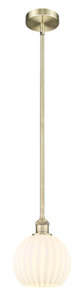 Edison Mini Pendant Antique Brass 8 Inch