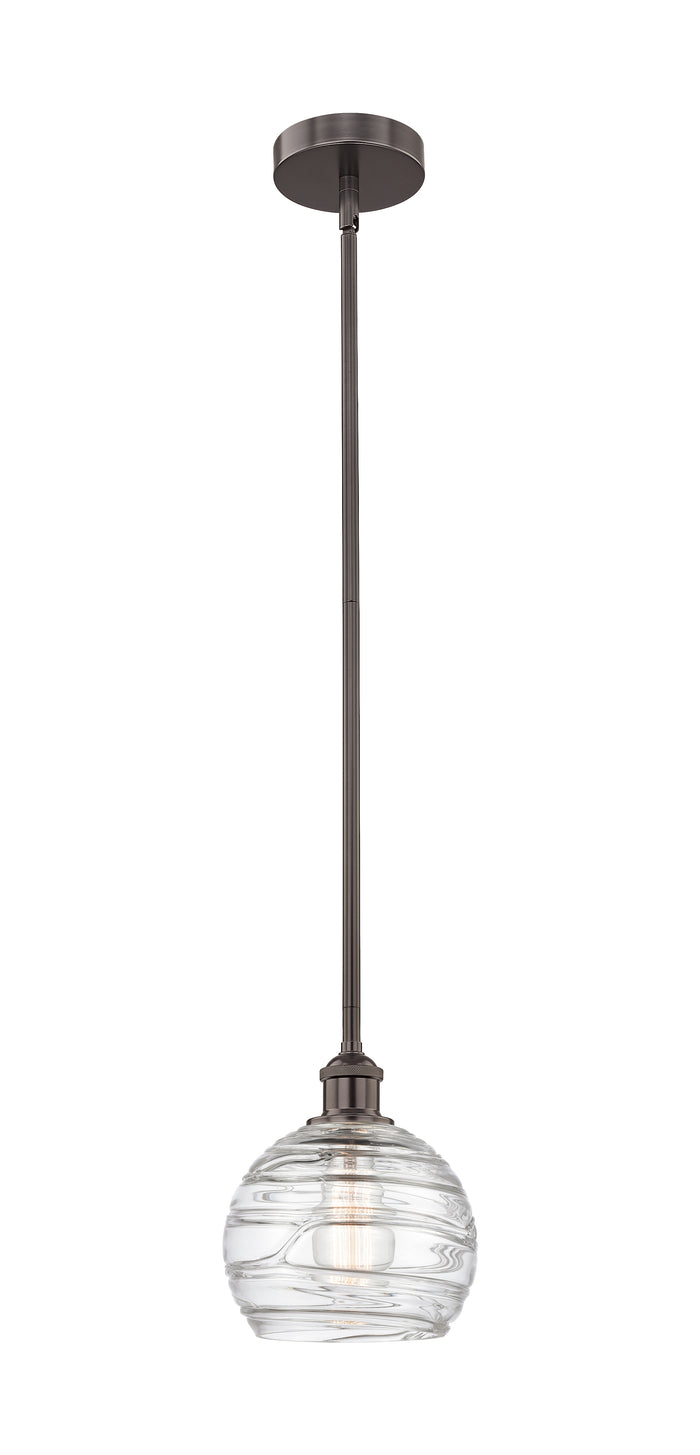 Oil Rubbed Bronze / Clear Deco Swirl