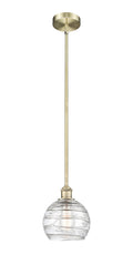 Edison Mini Pendant Antique Brass 8 Inch