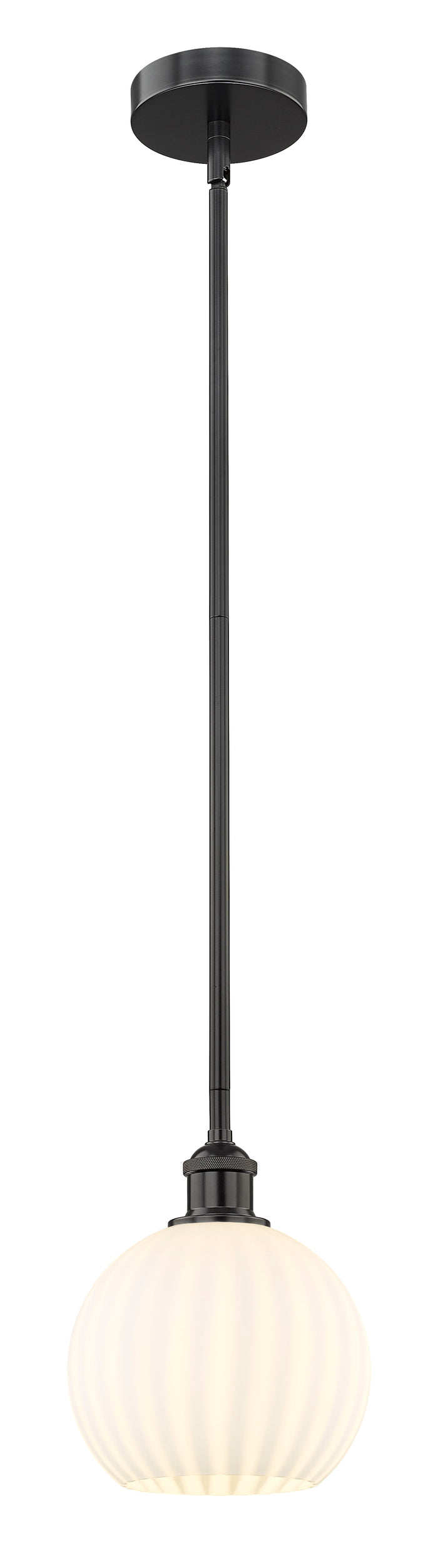 Edison Mini Pendant Antique Brass 8 Inch