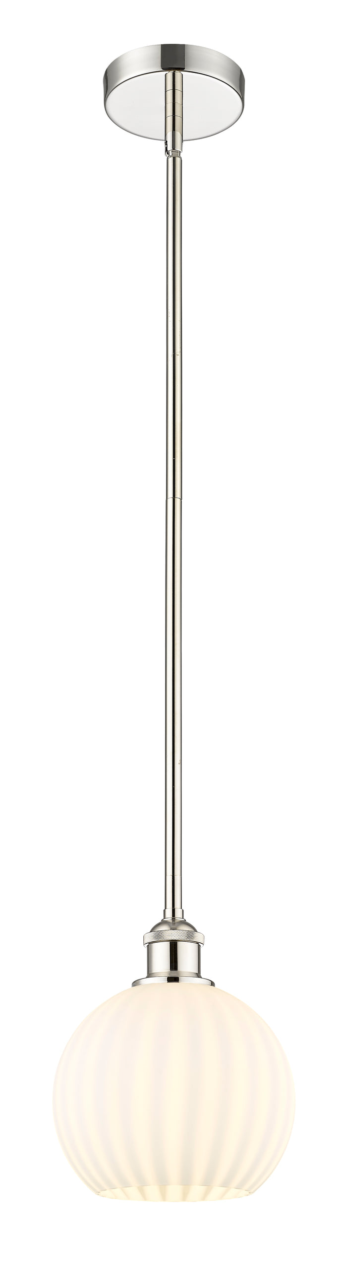 Edison Mini Pendant Antique Brass 8 Inch