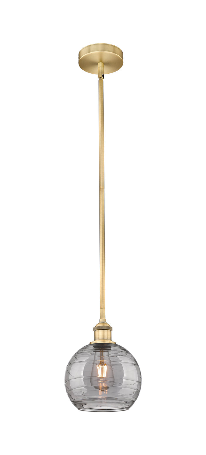Edison Mini Pendant Antique Brass 8 Inch