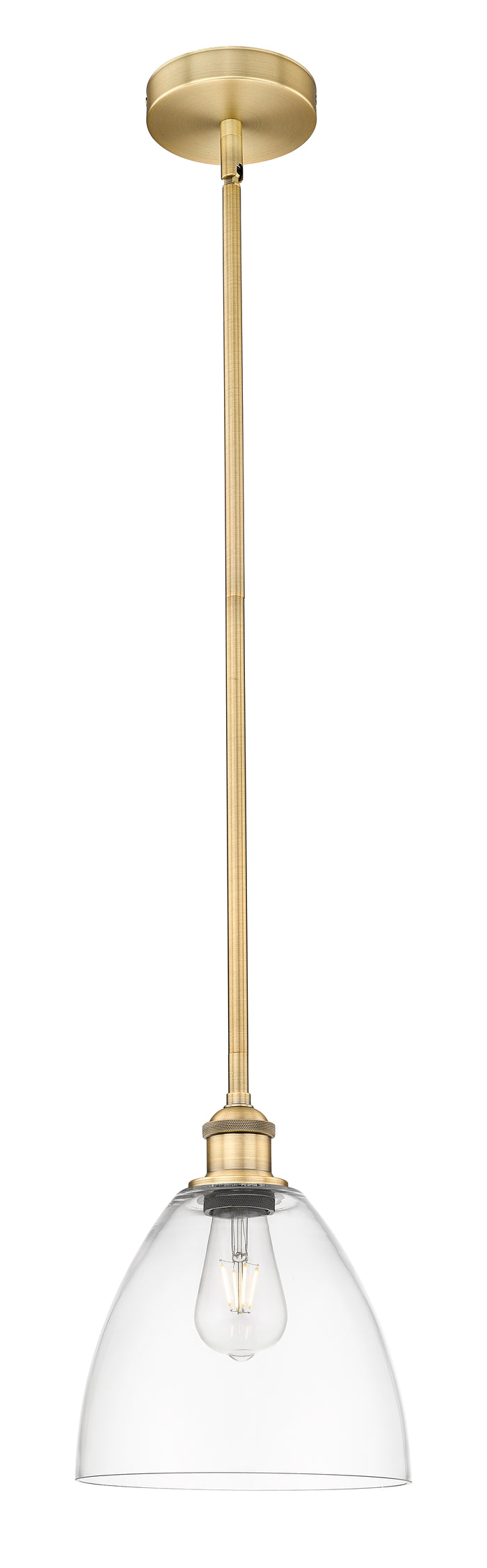 Brushed Brass / Clear