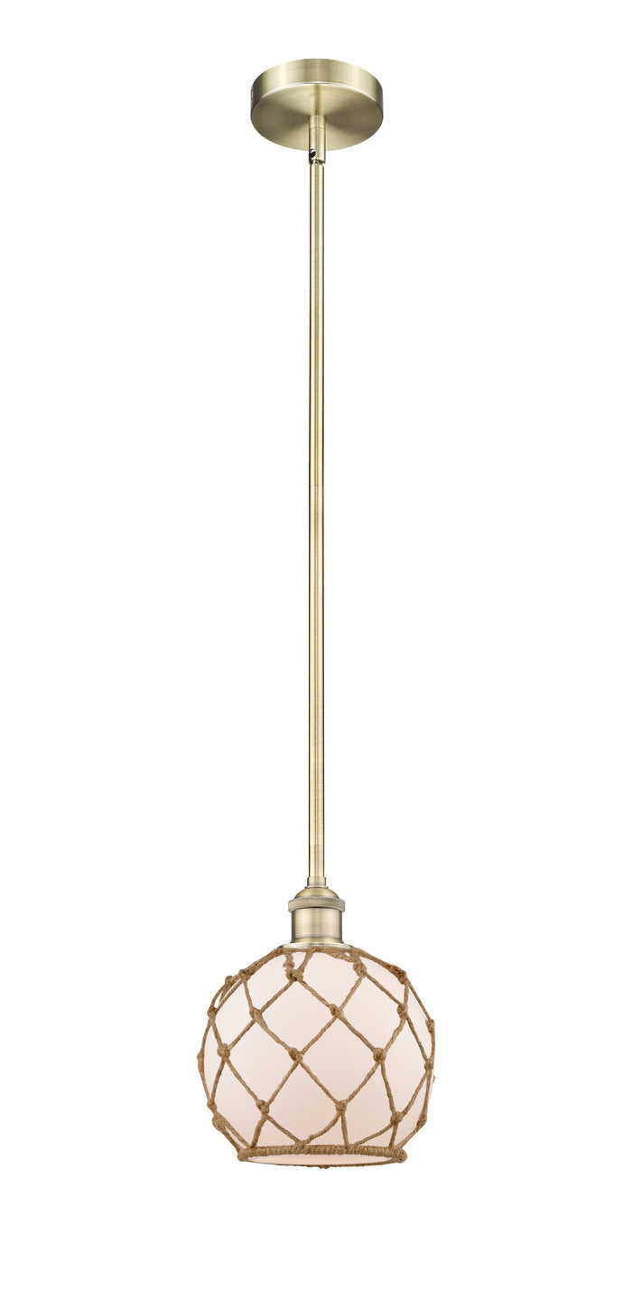 Edison Mini Pendant Antique Brass Cast