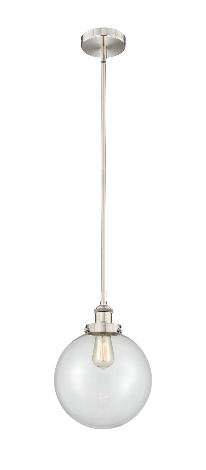 Brushed Satin Nickel / Clear