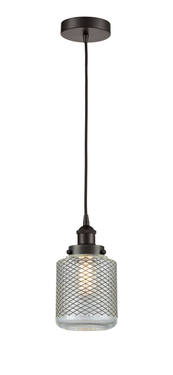 Edison Mini Pendant Antique Brass Cast