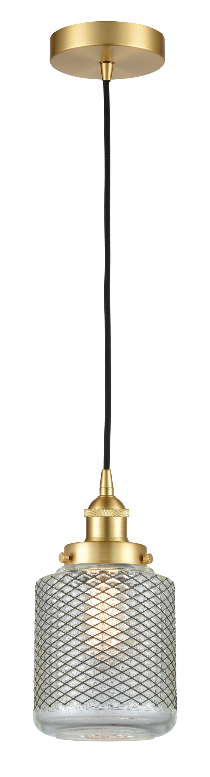 Edison Mini Pendant Antique Brass Cast