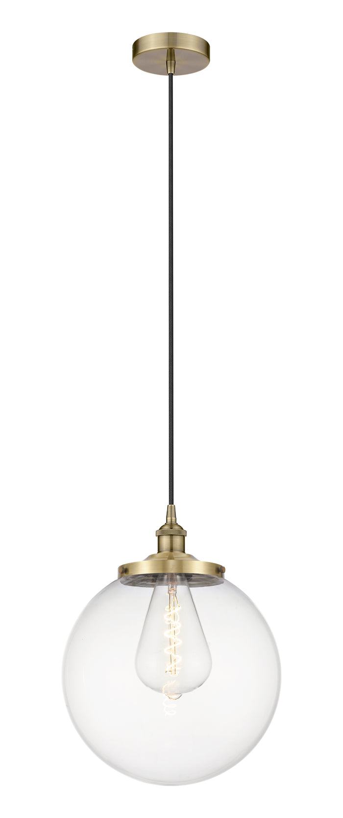 Edison Mini Pendant Antique Brass Dimmable