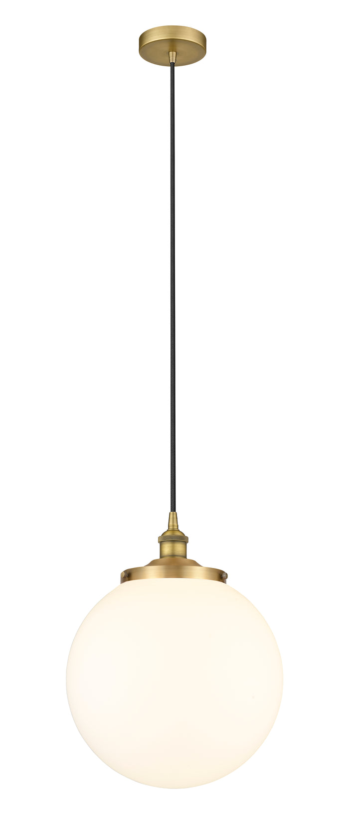 Brushed Brass / Matte White