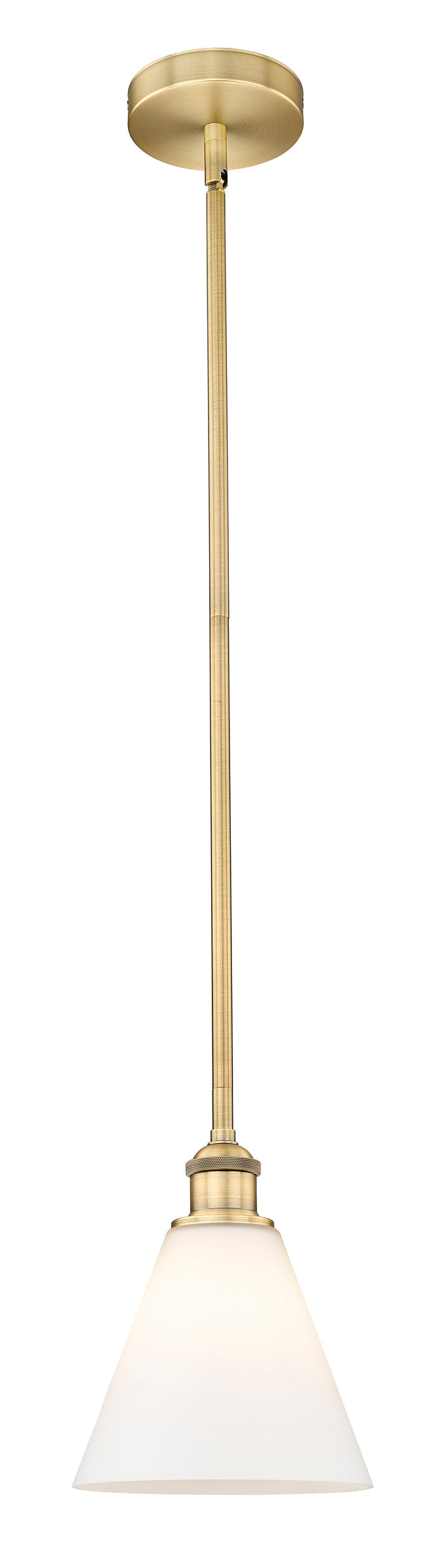 Brushed Brass / Matte White