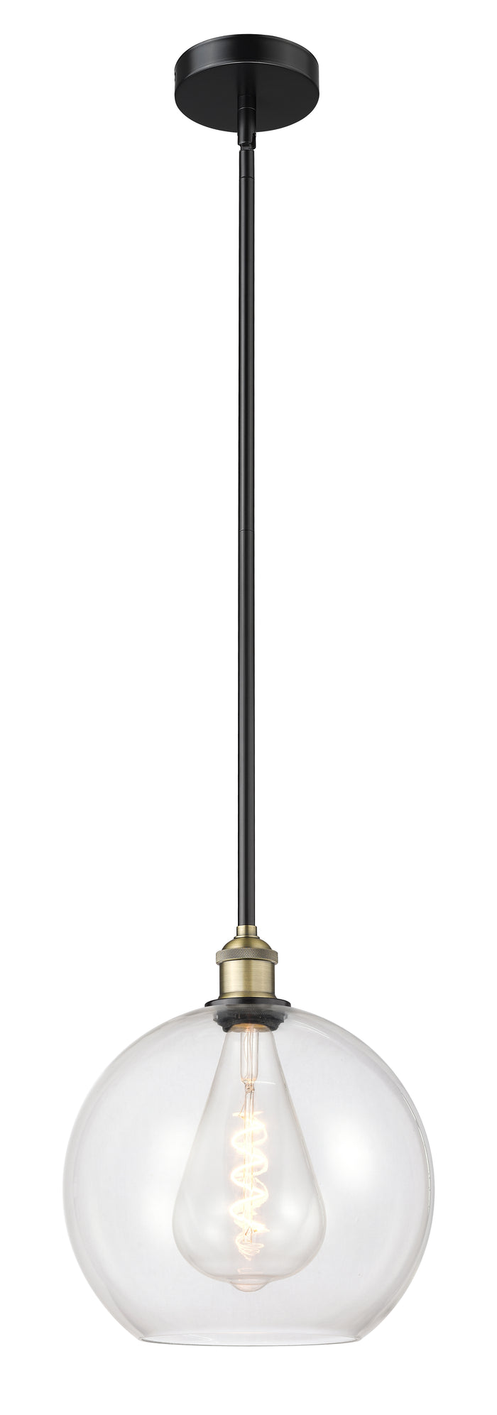 Black Antique Brass / Clear