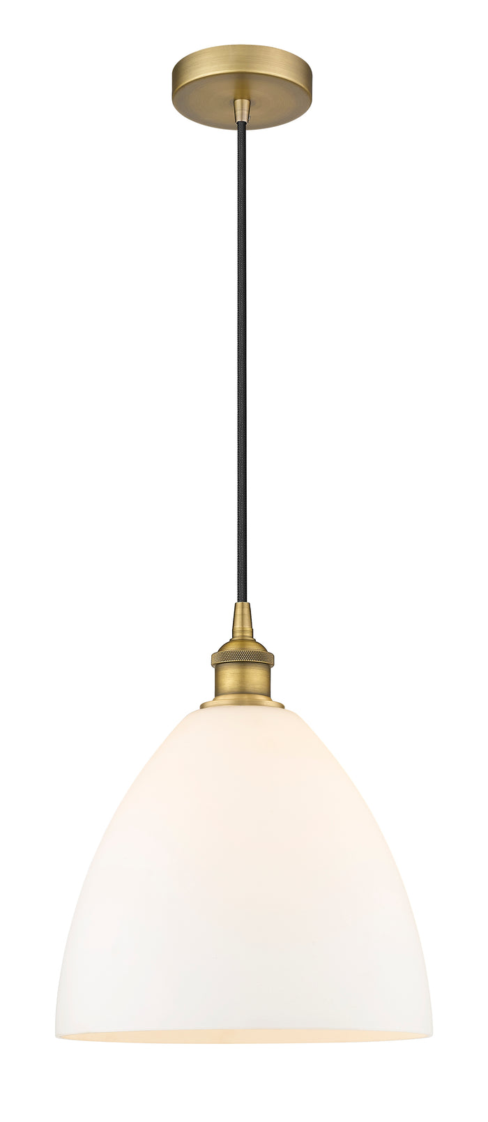 Brushed Brass / Matte White