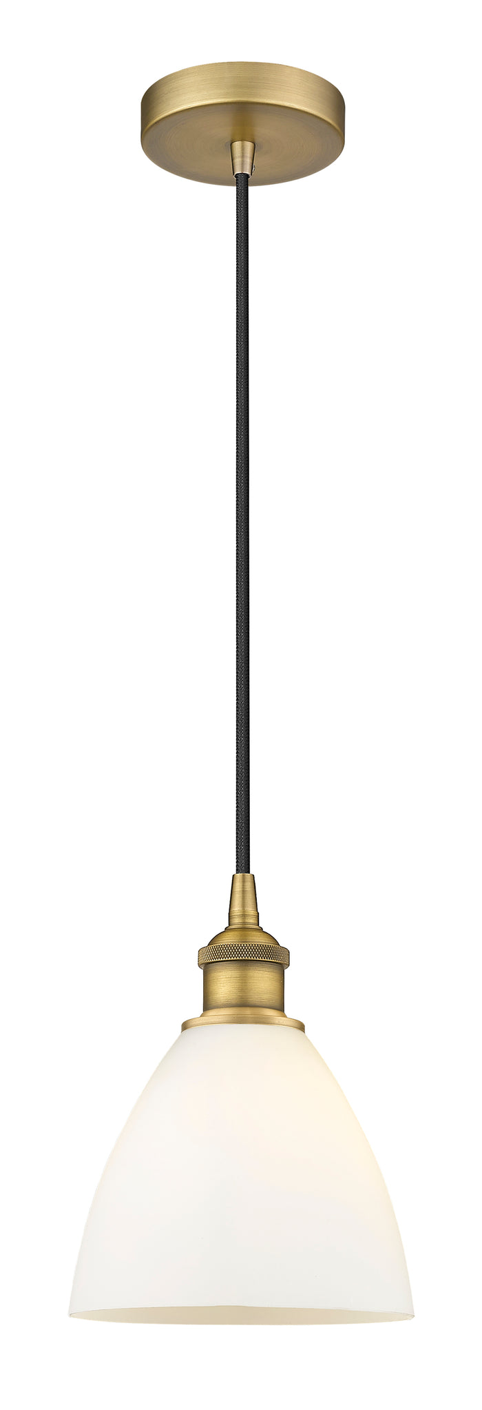 Brushed Brass / Matte White