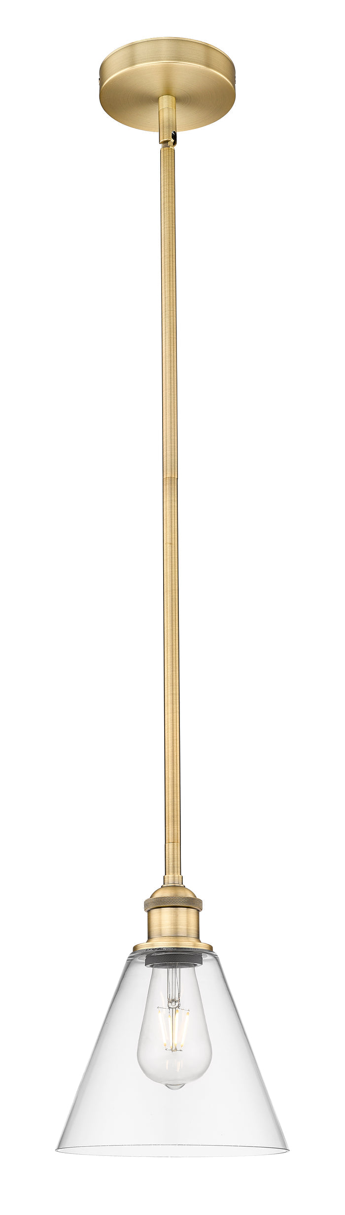 Brushed Brass / Clear