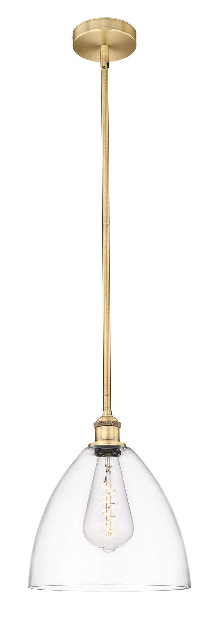 Brushed Brass / Clear