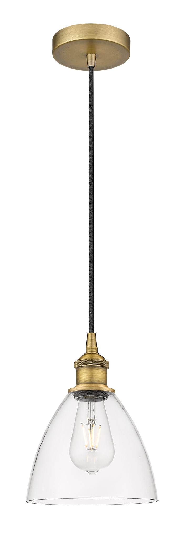 Brushed Brass / Clear