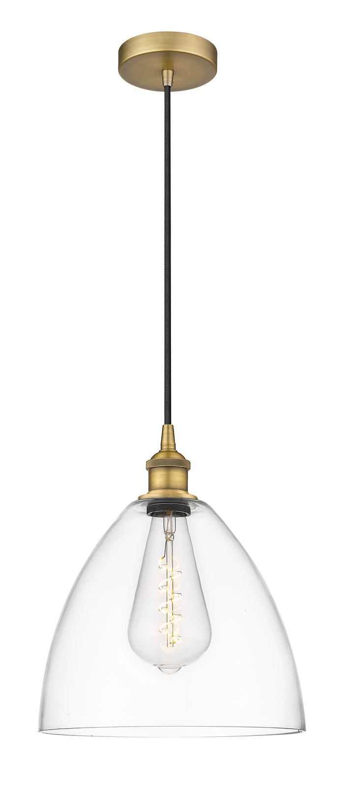 Brushed Brass / Clear