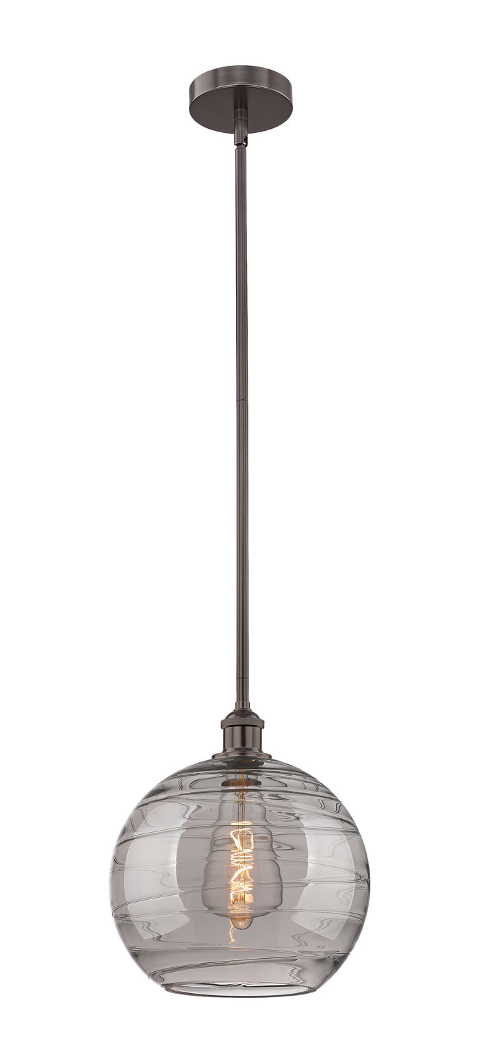 Oil Rubbed Bronze / Light Smoke Deco Swirl