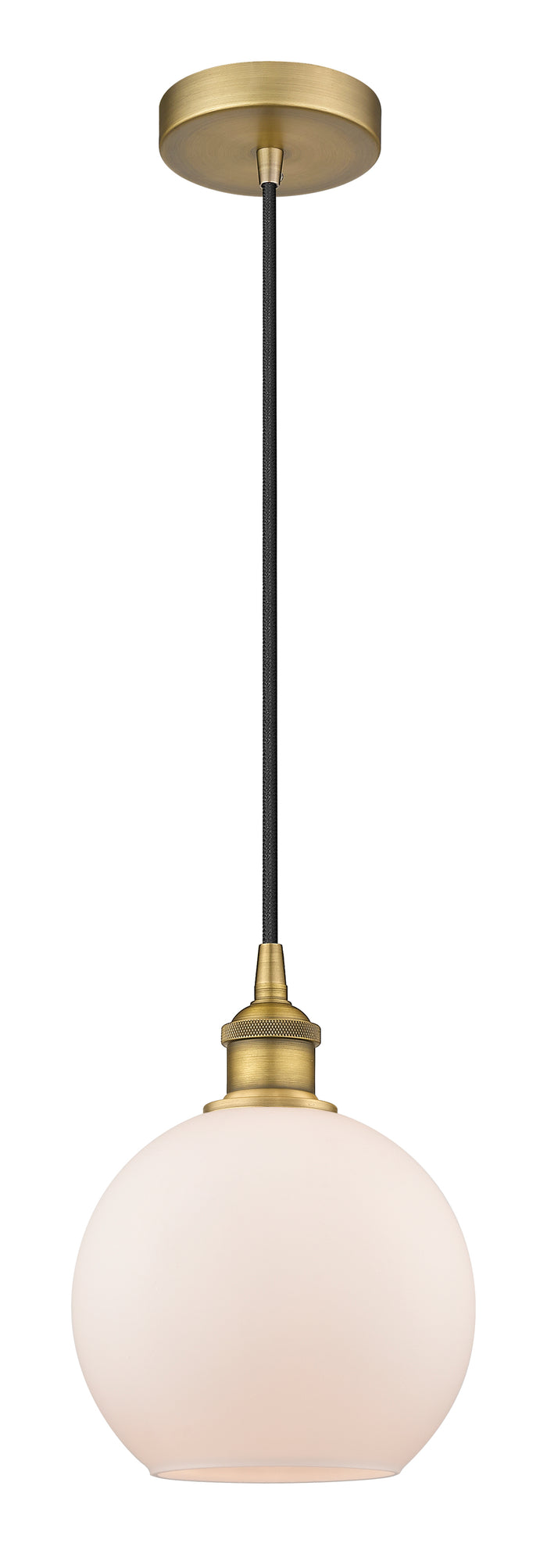 Brushed Brass / Matte White