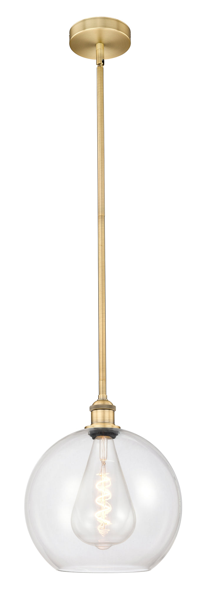 Brushed Brass / Clear