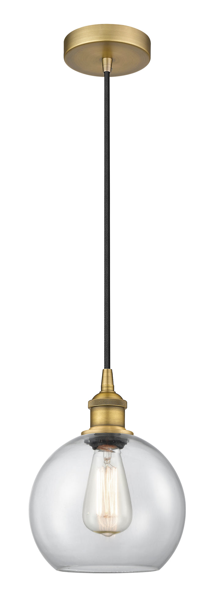 Brushed Brass / Clear