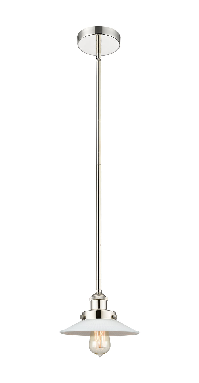 Polished Nickel / Matte White Halophane