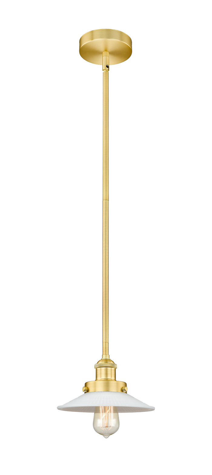 Satin Gold / Matte White Halophane