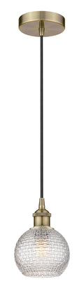 Edison Mini Pendant Antique Brass Finish