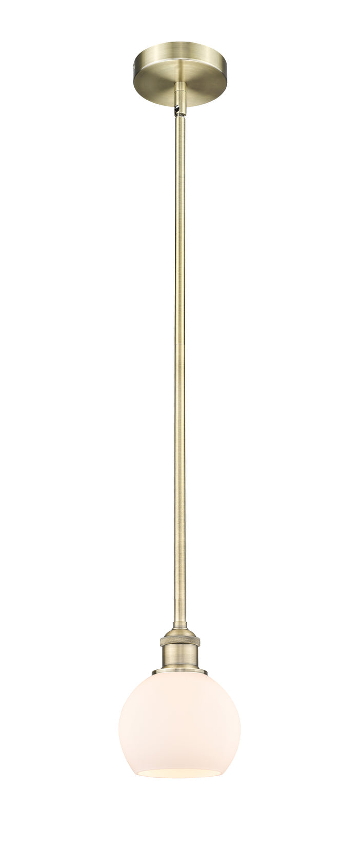 Edison Mini Pendant Antique Brass Finish