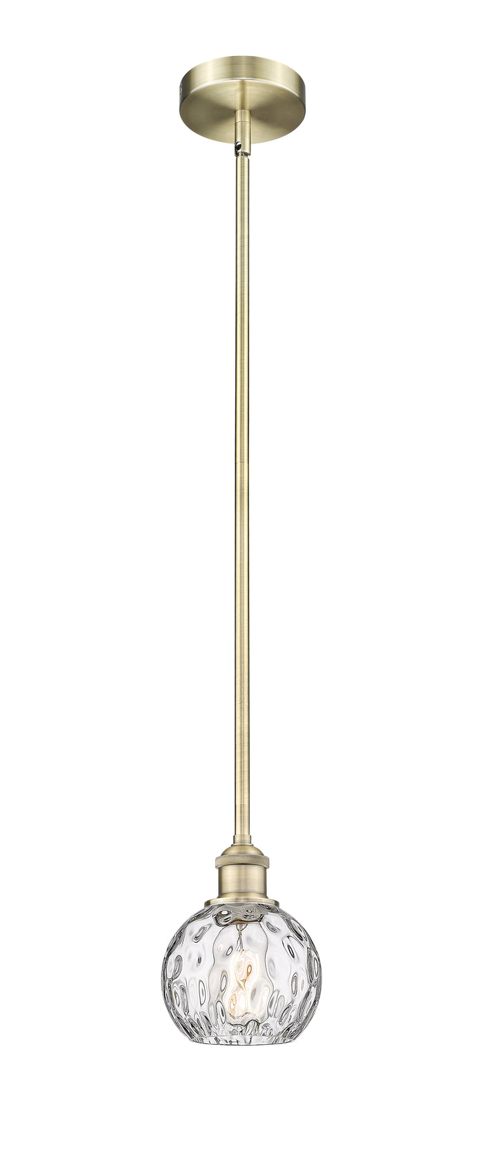 Edison Mini Pendant Antique Brass Finish