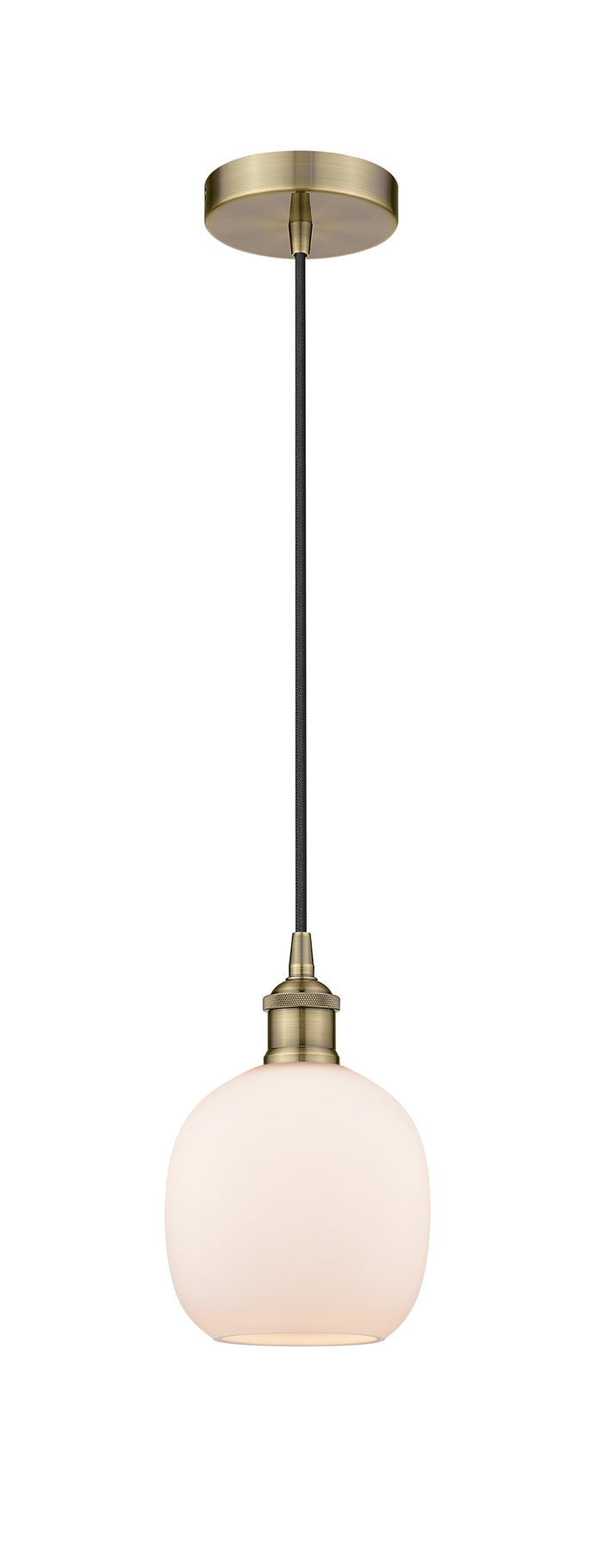 Edison Mini Pendant Antique Brass Finish